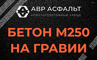 Бетон М250 на гравии в Горышкино